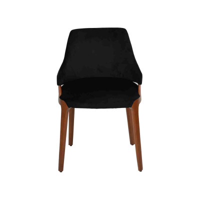 Modern Schwarz 6x Stühle Luxus Holz Möbel Stühle Design Einrichtung Neu