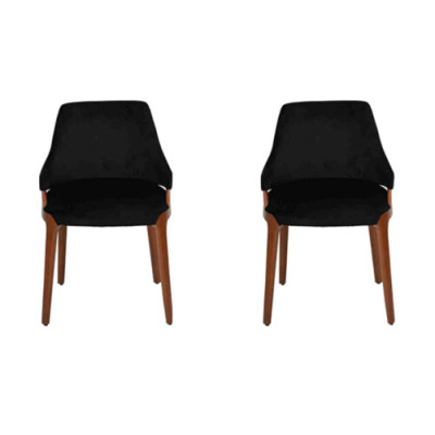 Esszimmer 2x Stühle Modern Holz Möbel Stühle Luxus Design Einrichtung Neu