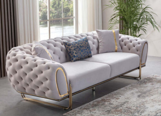 Luxuriöse 2x Chesterfield Sofas Designer Polster Couchen Moderne Möbel