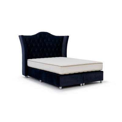 Set Schlafzimmer Bett 2x Nachttische 3tlg.Luxus Einrichtung Komplett Design