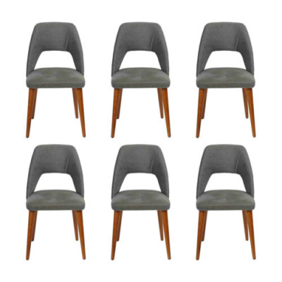 Stuhl Designer 6x Stühle Holzstuhl Esszimmerstuhl Luxus Holz Neu Möbel Neu