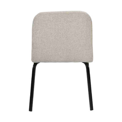 Garnitur Metall Lehn Polster Stühle Esszimmer Textil Set 4x Sessel Stuhl Gruppe