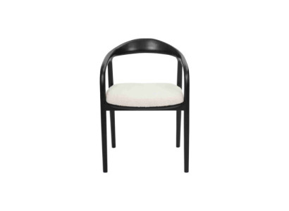 Schwarz-Weiße Esszimmer Stühle Luxuriöse Küchen Sitz Möbel Metallstühle