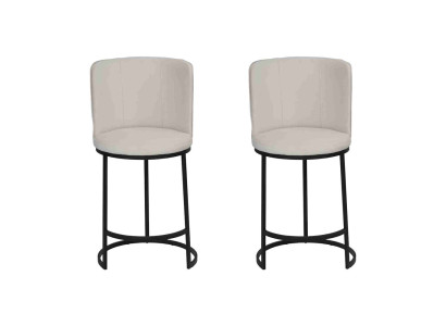 Esszimmer Barhocker Design 2x Bar Stühle Polster Stuhl Moderne Einrichtung