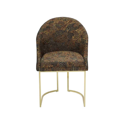 Runder Esszimmer Edelstahlstuhl Wohnzimmer Stühle Luxus Polster Sitzer