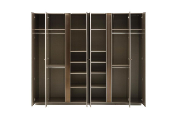 Design Kleiderschrank Beige Holz Schrank Kinderzimmer 6-tür Neuheit