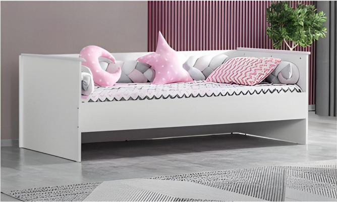 Kinderbett Rosa Kleiderschrank Jugendzimmer Kinderzimmer Möbel 2tlg Set Holz