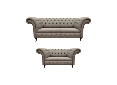 Wohnzimmer Sofa Set Dreisitzer mit Zweisitzer Sofas Designer Chesterfield