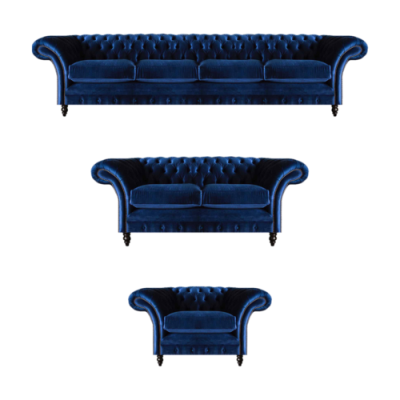Chesterfield Sofas Neu Garnitur 3tlg Wohnzimmer Einrichtung Sofagarnitur
