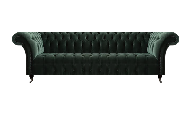 Wohnzimmer Viersitzer Polstermöbel Chesterfield Schwarz Einrichtung Chesterfield