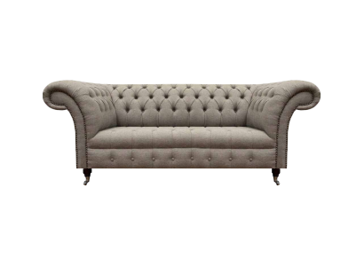 Polstermöbel Wohnzimmer Dreisitzer Sofa Couch Textil Einrichtung Chesterfield