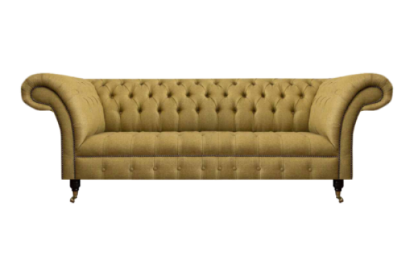 Chesterfield Dreisitzer Sofa Wohnzimmer Couch Einrichtung Luxus Textil