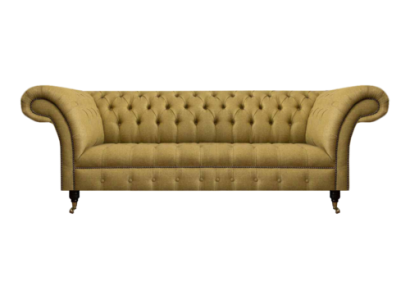 Chesterfield Dreisitzer Sofa Wohnzimmer Couch Einrichtung Luxus Textil