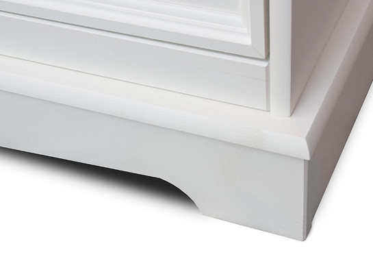 Klassische Wohnzimmer Möbel Weiß Braun Holz Schaufenster Vitrine Schrank Möbel