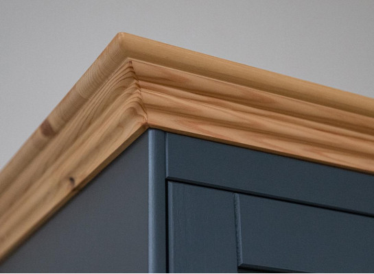 Wohnwände Set Vitrine TV Kommode Wandregale Kommoden Schrank Holz Möbel 5 tlg.