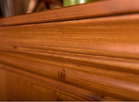 Kommode mit 3 Schubladen Sideboard Anrichte holz Schrank Kommoden Braun Neu