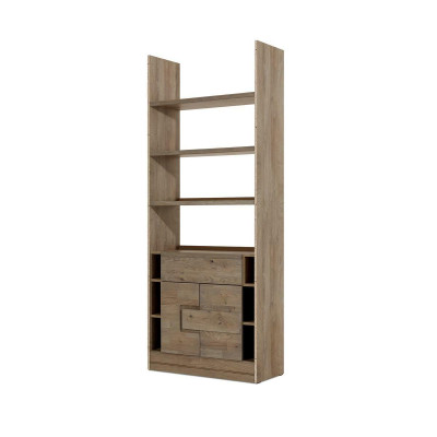 Wohnwand Schranksystem Wohnzimmer Schrank Landhaus Kommode TV