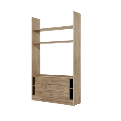 Wohnwand Schranksystem Wohnzimmer Schrank Landhaus Kommode TV