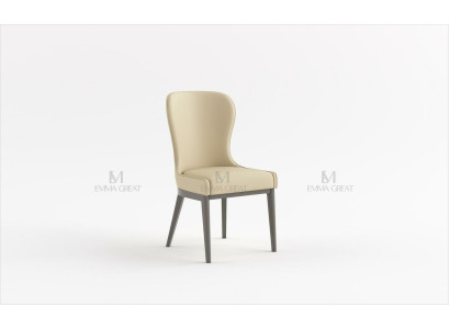 Ess Zimmer 1x Stuhl Echt Stühle Sitz Polster Lehn Designer Leder Sessel Modern