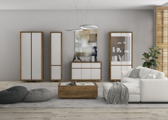 Glas Vitrine Schrank Vitrinen Wohnzimmer Schränke Design Modern Italy Neu
