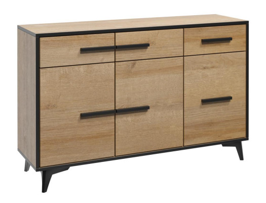 Kommode Schrank TV Ständer Regal Wohnzimmer 6tlg. Möbel Wohnwand Wohnwände Set