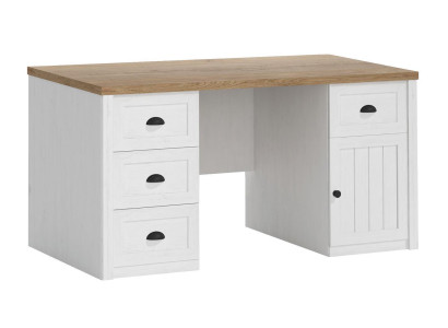 Schreibtisch Holz Holztisch Massiver Tisch Büromöbel Landhaus Büro Möbel Tische