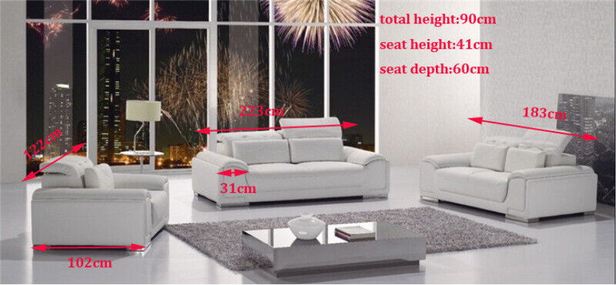 Design Couchen Sofas Polster 32 Sitzer Sofagarnitur Garnituren Set Leder Sofa