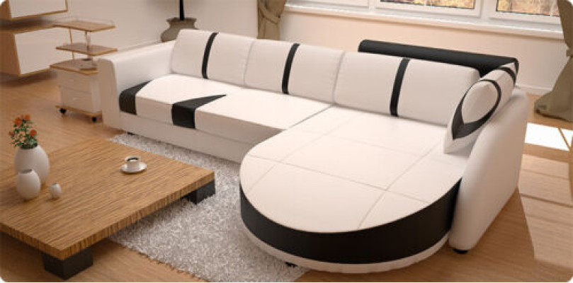 Eckcouch Eckgarnitur L Form Sofa Ecksofa Dekorative Garnitur Polster Couch