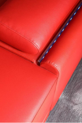 Couch Beleuchtete Leder Ecksofa L Form Sound Led Boxen Modernes