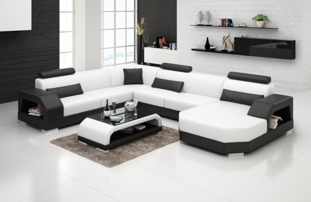 Couch Wohnlandschaft Eckgarnitur Ecksofa Polster Garnitur Sofas Couchen