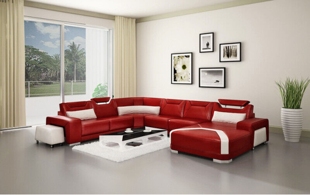 Wohnlandschaft U Form Sofa Eckgarnitur Eckcouch Ecksofa Couch Garnitur