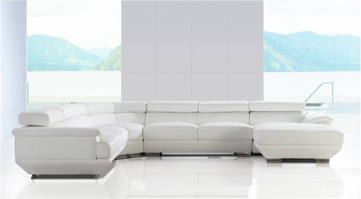 Design Ecksofa Leder Sofa Couch Polster Eck Wohnlandschaft Sitz Garnitur