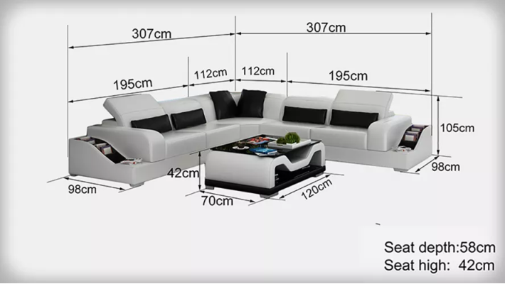 Ledersofa Eckcouch Polstergarnitur Sofa Couch Wohnlandschaft Polster Eckgarnitur