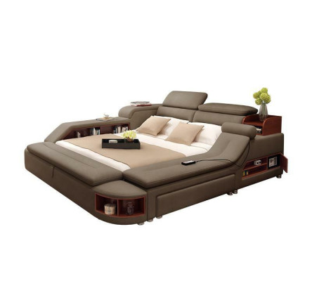 Exclusiv Bett Design Polster Betten Regal Save Tresor Ablagen Doppel