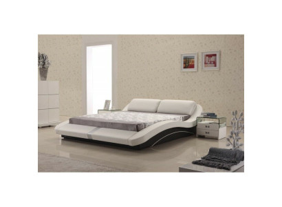 Luxus Leder Design Polster Betten Doppel Modernes Bett Ehe Deko Exclusiv