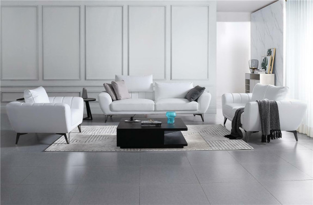 Ledersofa Couch Wohnlandschaft 3+2 Sitzer Garnitur Design Modern Sofa