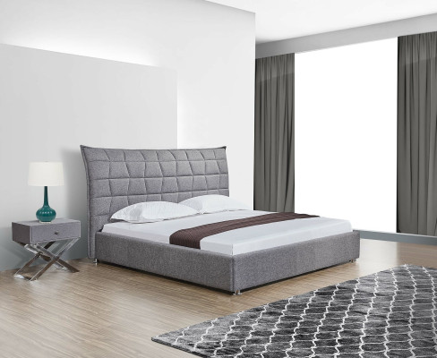Leder Design Bett Doppel Betten Luxus Ehe Modernes Hotel Gestell Schlaf