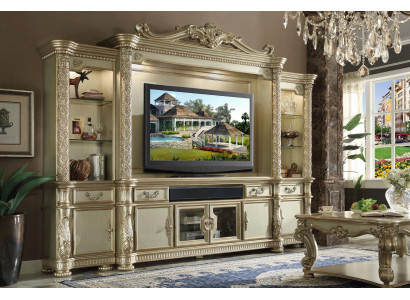 Wohnwand TV-Wand Anbauwand Wohnzimmer Möbel Klassische Wohnwände Schrank Regal
