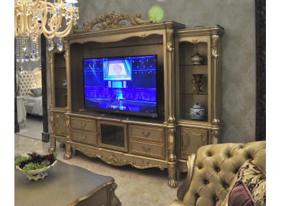 Wohnzimmer Anbau Medien Wand Fernsehwand Fernsehschrank Wohnwand