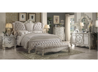 Schminktisch Spiegel Hocker Anrichte Schlafzimmer Kommode 3tlg neu Barock Rokoko