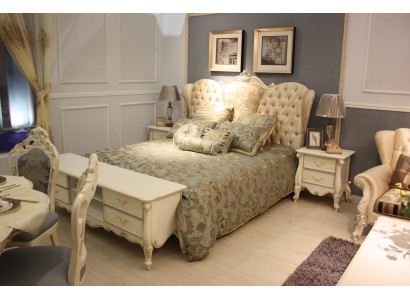 Chesterfield Bett Gepolsterte Betten Schlafzimmer Ehebett Betten 180x200cm neu