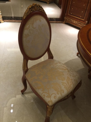 Esstisch mit 4 Stühlen Barock Rokoko Esstische Tisch tische Stuhl Garnitur