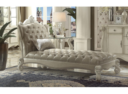 Chesterfield Chaiselongues Sofa Liege Chaise Club Relax Liegen Leder Textil neu