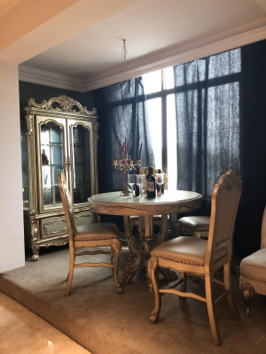 Runder Esszimmer Rund Tisch Tische Holz Runde Deko Klassische Barock Stil