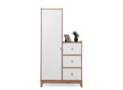 Luxuriös Kleiderschrank Weiße Holz Schrank Design Kinderzimmer Neuheit