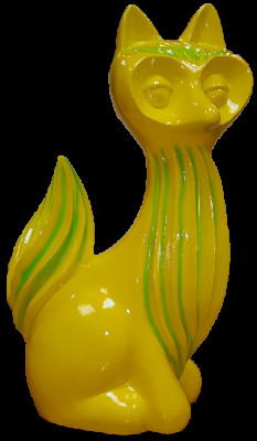 Figuren Abstrakt Statuen designer Loft bunte Skulpturen Abstrakte Figur Fuchs