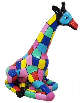 Design Figur Statue Moderne Figuren Statuen Dekoration Deko Giraffe Garten Neu