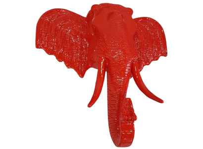 Büste Wand Abstrakte Design Kopf Art Elefant Skulptur Dekoration Skulptur Deko