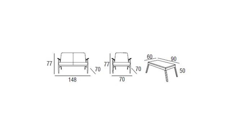 Garten Möbel Sitzmöbel Sofagarnitur Terrasse Tisch Sofa Couch 4tlg. Set