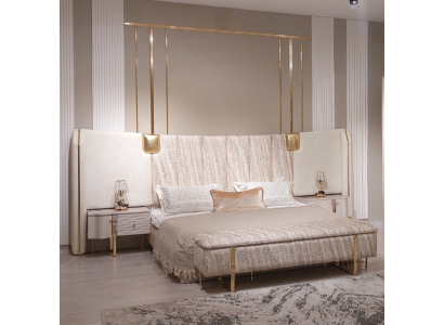 Bett 2x Nachttische Schlafzimmer Komplett Luxus Einrichtung Neu Möbel